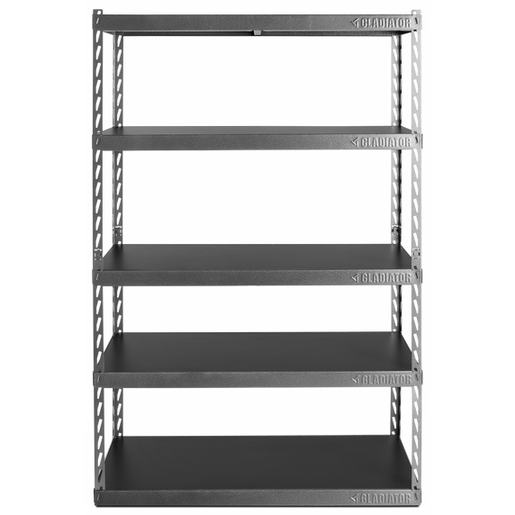 Gladiator® 48 Wide EZ Connect Rack with Five 18 Deep Shelves YGRK485TGG