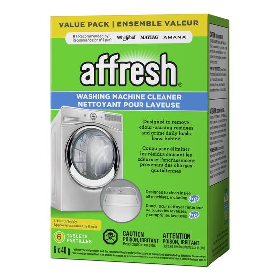 Affresh® Washing Machine Cleaner Tablets - 6 Count W10501250B