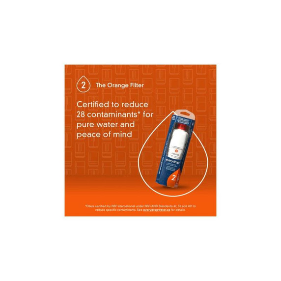 everydrop Ice & Water Refrigerator Filter 2 - EDR2RXD1B EDR2RXD1B
