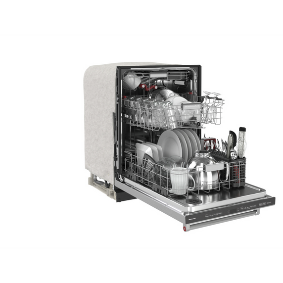 OPEN BOX Kitchenaid® 44 dBA Dishwasher in PrintShield™ Finish with FreeFlex™ Third Rack KDFM404KPS