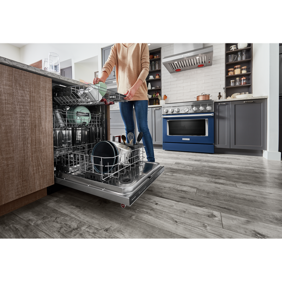 OPEN BOX Kitchenaid® 44 dBA Dishwasher in PrintShield™ Finish with FreeFlex™ Third Rack  KDTM404KPS