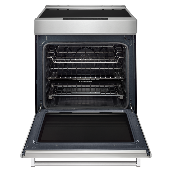 OPEN BOX Kitchenaid® 30-Inch 4-Element Induction Slide-In Convection Range with Air Fry KSIS730PSS