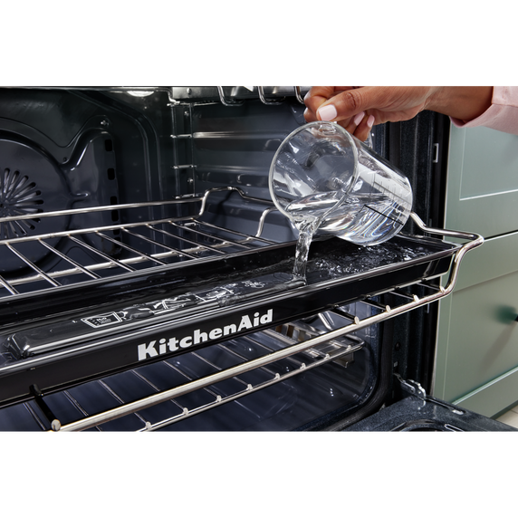 OPEN BOX Kitchenaid® 30-Inch 4-Element Induction Slide-In Convection Range with Air Fry KSIS730PSS