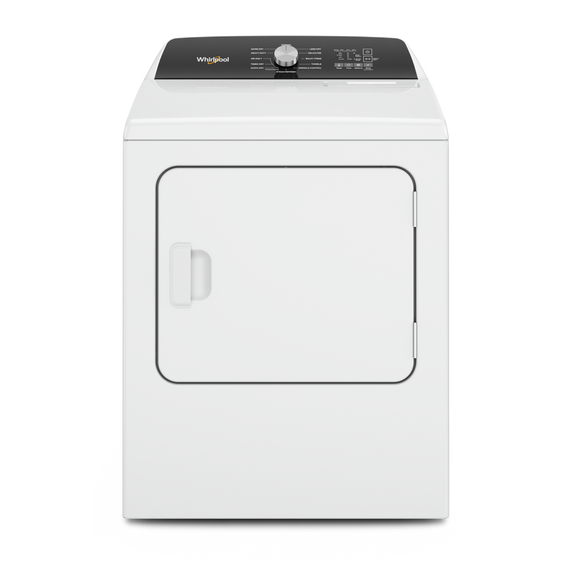 OPEN BOX Whirlpool® 7.0 Cu. Ft. Top Load Electric Moisture Sensing Dryer with Steam YWED5050LW