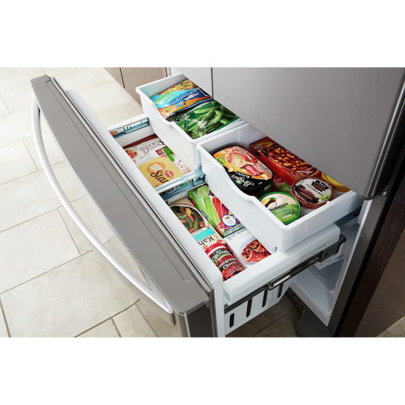 OPEN BOX 36-inch Wide Counter Depth French Door Refrigerator - 20 cu. ft.  WRF550CDHZ