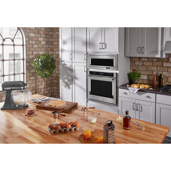 OPEN BOX Kitchenaid® 30 Single Wall Oven with Even-Heat™ True Convection KOSE500ESS