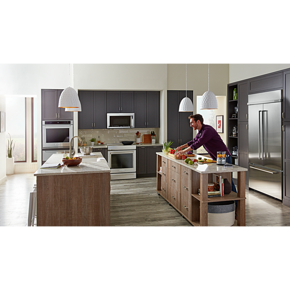 OPEN BOX Kitchenaid® 30 Single Wall Oven with Even-Heat™ True Convection KOSE500ESS