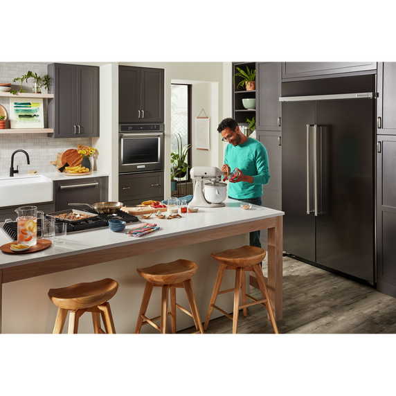 OPEN BOX Kitchenaid® 30 Single Wall Oven with Even-Heat™ True Convection KOSE500ESS