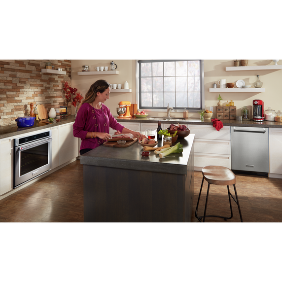 OPEN BOX Kitchenaid® 30 Single Wall Oven with Even-Heat™ True Convection KOSE500ESS*