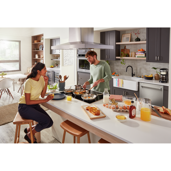 OPEN BOX Kitchenaid® 30 Single Wall Oven with Even-Heat™ True Convection KOSE500ESS*