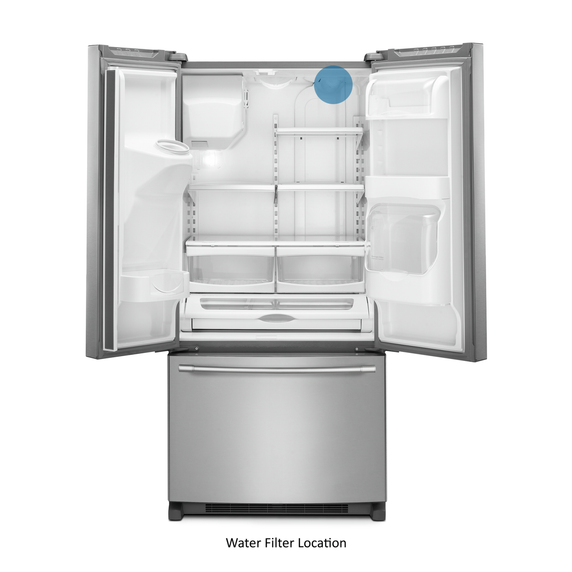 OPEN BOX Maytag® 33- Inch Wide French Door Refrigerator with Beverage Chiller™ Compartment - 22 Cu. Ft. MFI2269FRZ*