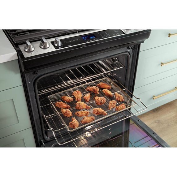 OPEN BOX 5.8 Cu. Ft. Whirlpool® Gas 7-in-1 Air Fry Oven WEG745H0LZ*