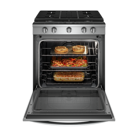 OPEN BOX Whirlpool® 5.8 cu. ft. Smart Slide-in Gas Range with Air Fry, when Connected WEG750H0HZ