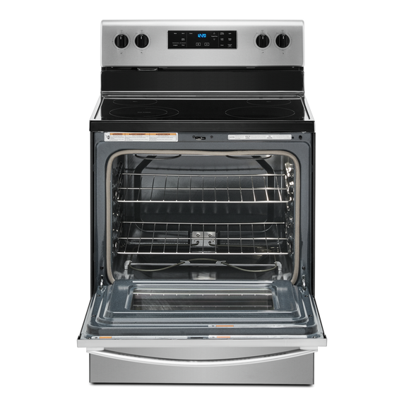 OPEN BOX Whirlpool® 5.3 cu. ft. Electric Range with Frozen Bake™ Technology YWFE515S0JS