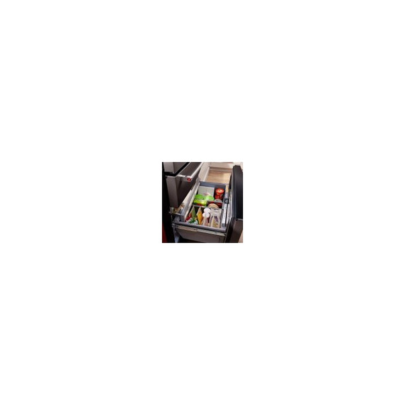 Kitchenaid® 26.2 Cu. Ft. Multi-Door French Door Refrigerator with Platinum Interior KRMF536RBS