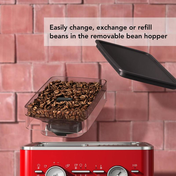 Kitchenaid® Semi Automatic Espresso Machine with Burr Grinder KES6551CA