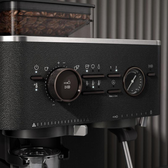 KitchenAid.ca Exclusive Colour - Semi Automatic Espresso Machine with Burr Grinder KES6551BK