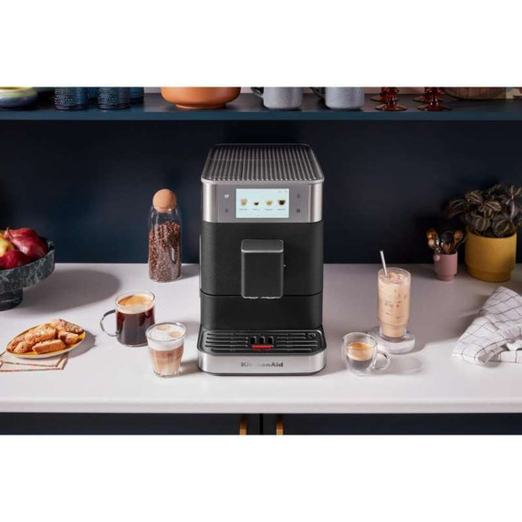 KitchenAid.ca Exclusive Colour - Semi Automatic Espresso Machine with Burr Grinder KES6551BK