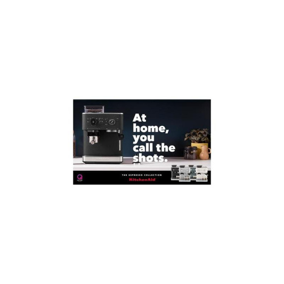 KitchenAid.ca Exclusive Colour - Semi Automatic Espresso Machine with Burr Grinder KES6551BK