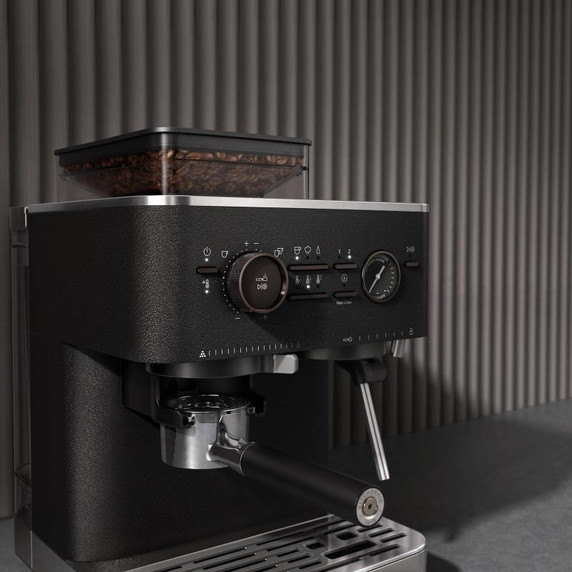 KitchenAid.ca Exclusive Colour - Semi Automatic Espresso Machine with Burr Grinder KES6551BK