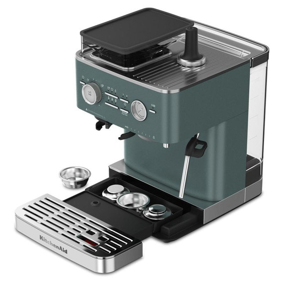 Kitchenaid® Semi Automatic Espresso Machine with Burr Grinder KES6551JP