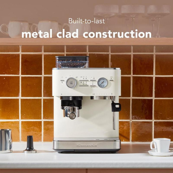Kitchenaid® Semi Automatic Espresso Machine with Burr Grinder KES6551PL