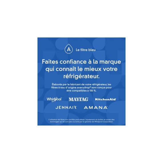 everydrop® Refrigerator Water Filter A - EDRARXD1B (Pack of 1) EDRARXD1B