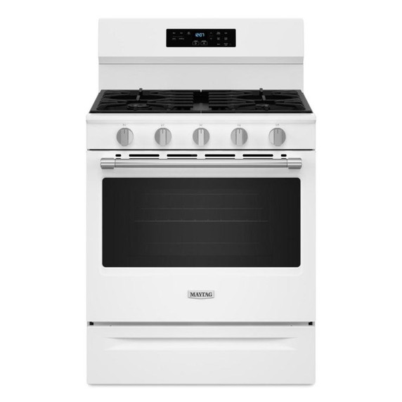 Maytag® 30-Inch Convection Gas Range With No Preheat Air Fry and Air Baking - 5.0 Cu. Ft. MFGS6030RW
