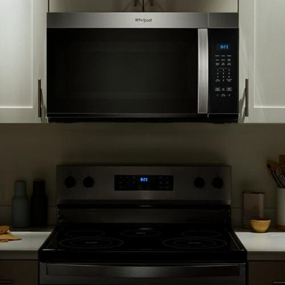 Whirlpool® 30’ W 1.7 cu. ft Over the range Microwave with 900-Watts Cooking Power YWMMS3130RZ