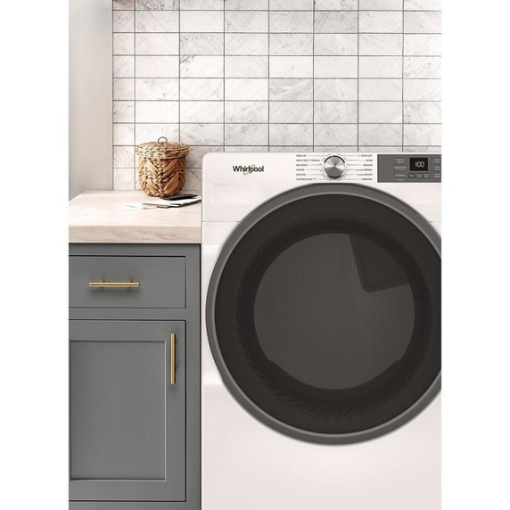Whirlpool® 7.4 cu. ft. Smart Front Load ENERGY STAR® Certified Gas Dryer with Wrinkle Shield™ Option WGD5720RW