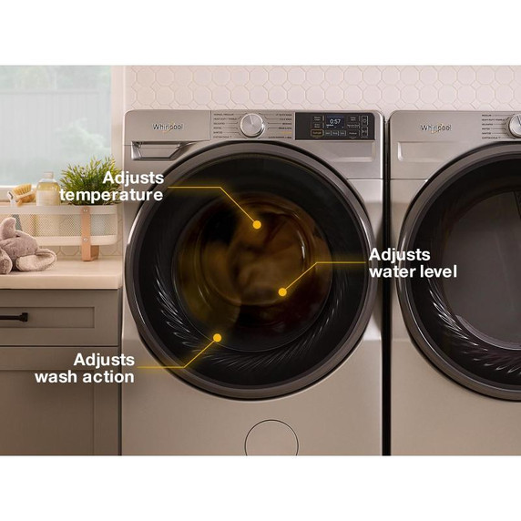 Whirlpool® 5.8 cu. ft. Smart Front Load ENERGY STAR® Certified Washer with FreshFlow™ Vent System and AI Intelligent Wash WFW6720RU