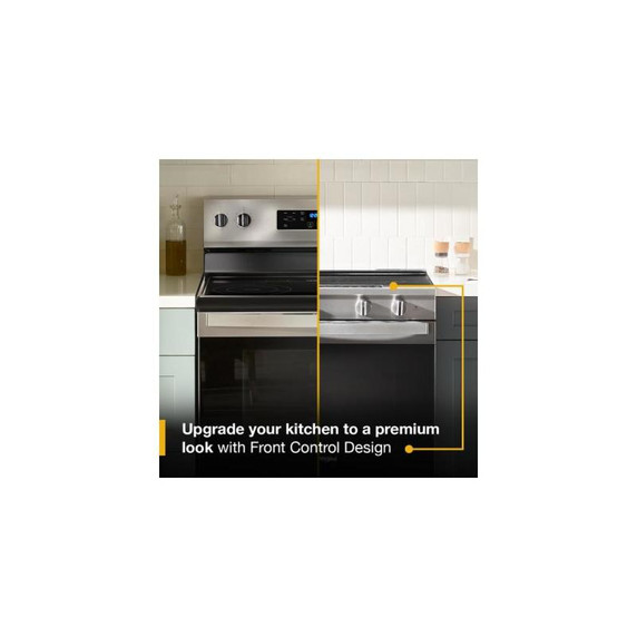 Whirlpool® 30-inch Smart Slide In Gas Range with True Convection, No Preheat Air Fry, Steam/Self Clean and High Speed Preheat WSGS7530RZ