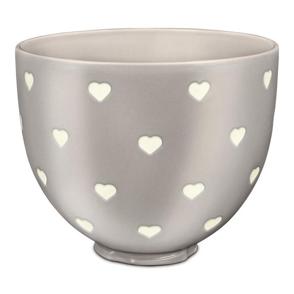 Kitchenaid® 5 Quart Layered Hearts Ceramic Bowl KSM2CB5CH