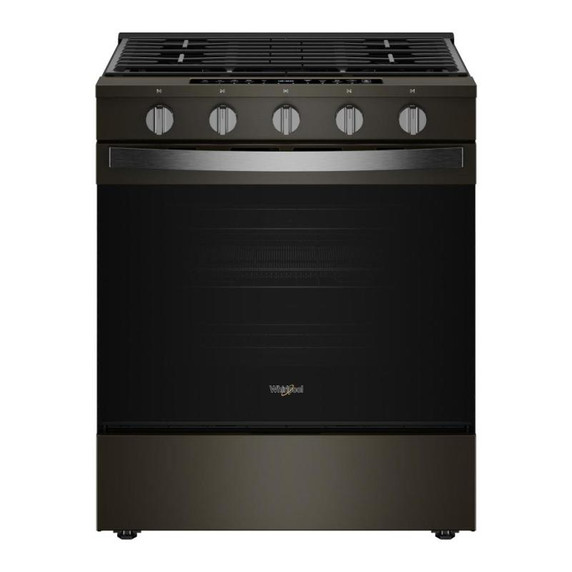 Whirlpool® 30-inch Smart Slide In Gas Range with True Convection, No Preheat Air Fry, Steam/Self Clean and High Speed Preheat WSGS7530RV