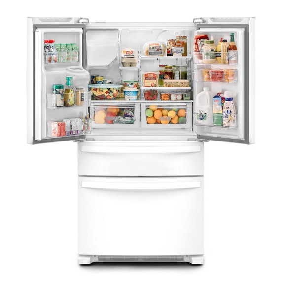 Whirlpool® 36-Inch Wide French Door Bottom Mount Refrigerator - 25 cu. ft. WRMF3636RW