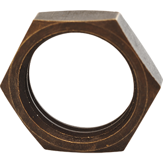 Brass halfinch locknut