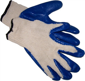 GVWGXL Pr Non-Slip Blue Rubber Palm Wonder Glove - X-Large - Sold in Packs of 10 Only
