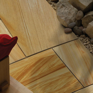 Natural Stone Pavers - Exotic Collection - Teak Natural Stone Pavers - Exotic Collection - Teak