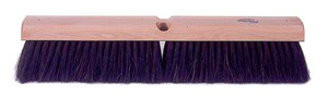 FB8245-18 Weiler Brush Black Horsehair Fill 18" Fine Sweeping Broom - 3" Trim Length