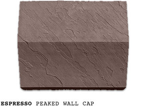 Product Color: Espresso Flagstone Wall Cap Product Color: Espresso Flagstone Wall Cap