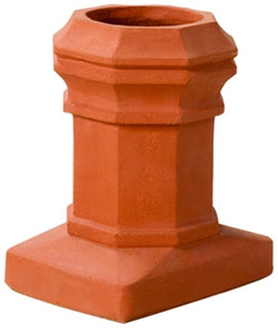 Edwardian Mini  Clay Chimney Pot Edwardian Mini  Clay Chimney Pot
