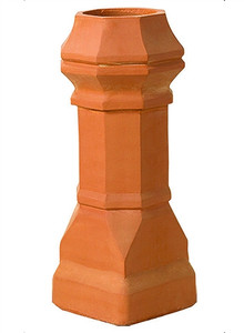 Edwardian Clay Chimney Pot Edwardian Clay Chimney Pot
