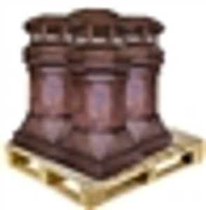 Tudor Copper Chimney Pot-Pallet Tudor Copper Chimney Pot-Pallet