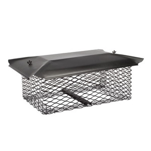 Universal Chimney Cover | Black Galvanized Steel Universal Chimney Cover | Black Galvanized Steel