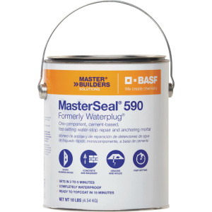 waterplug also known as master seal 590 waterplug also known as master seal 590
