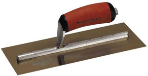 MTMXS1GSD Marshalltown 11 X 4 1/2" Golden Stainless Steel Finishing Trowel with DuraSoft® Handle MTMXS1GSD Marshalltown 11 X 4 1/2" Golden Stainless Steel Finishing Trowel with DuraSoft® Handle