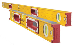 HW37816 Stabila 48” Professional Aluminum Box Level With Free 16" Level