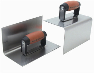 MT172SSD Marshalltown 8 x 4 Corner Trowel Set-90º (cove & nose tool) with DuraSoft® Handle MT172SSD Marshalltown 8 x 4 Corner Trowel Set-90º (cove & nose tool) with DuraSoft® Handle