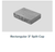 Product Unit Rectangular 3" Split Cap Product Unit Rectangular 3" Split Cap