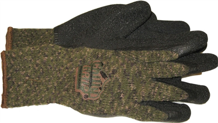 GVA313L Chilly Grip Camouflage Gray Rubber Palm Glove - Large - Sold In Dozens Only